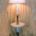 Standing floor lamp with Italian marble table top