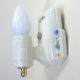 Single porcelain wall sconce