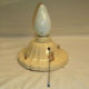 Antique white porcelain flush mount for ceiling or wall