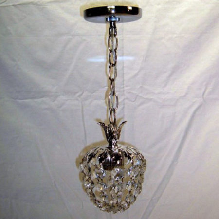 Chrome ceiling pendant