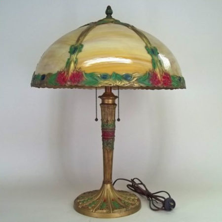 Polychrome table lamp