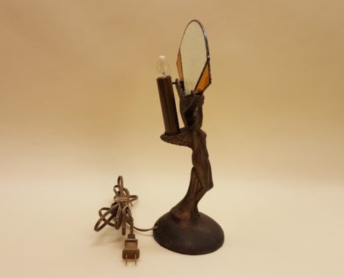 Art Deco nude figure table lamp