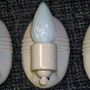 Sets of multiple sconces are available