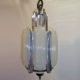 Art Deco slip shade chandelier