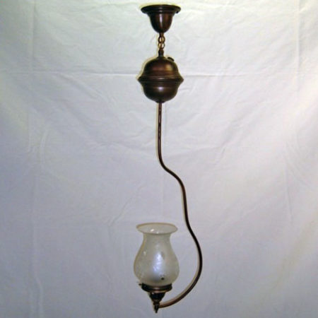 Gravity feed kerosene lamp, now converted