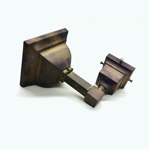 Single brass mission wall sconce