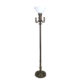 Standing floor lamp with four lights