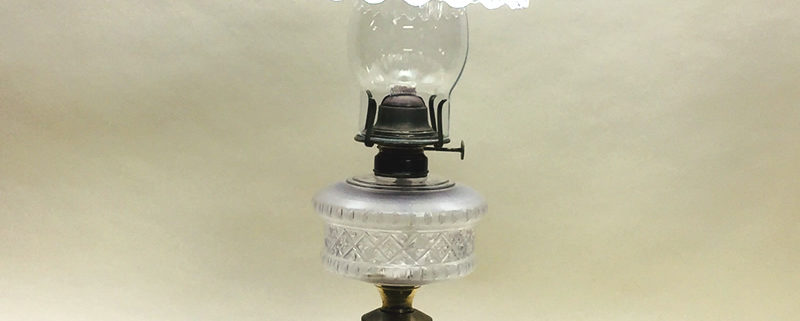 M.B. Co., NY kerosene lamp