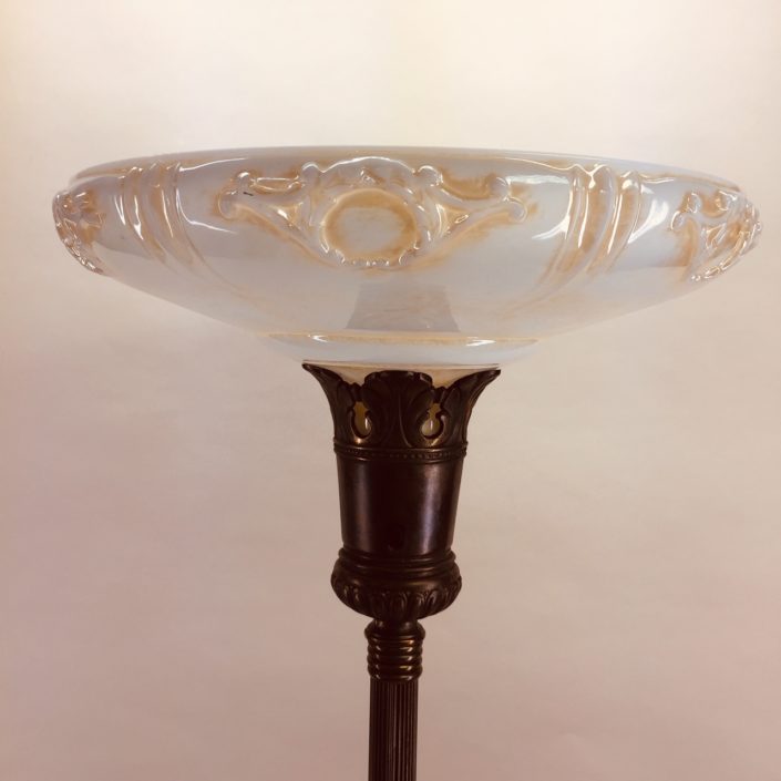Original 1930s torchiere floor lamp Old Lamps & Things, LLC