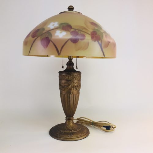 1920s Gold washed table lamp