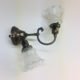 Signed B&H early electric-electric sconce