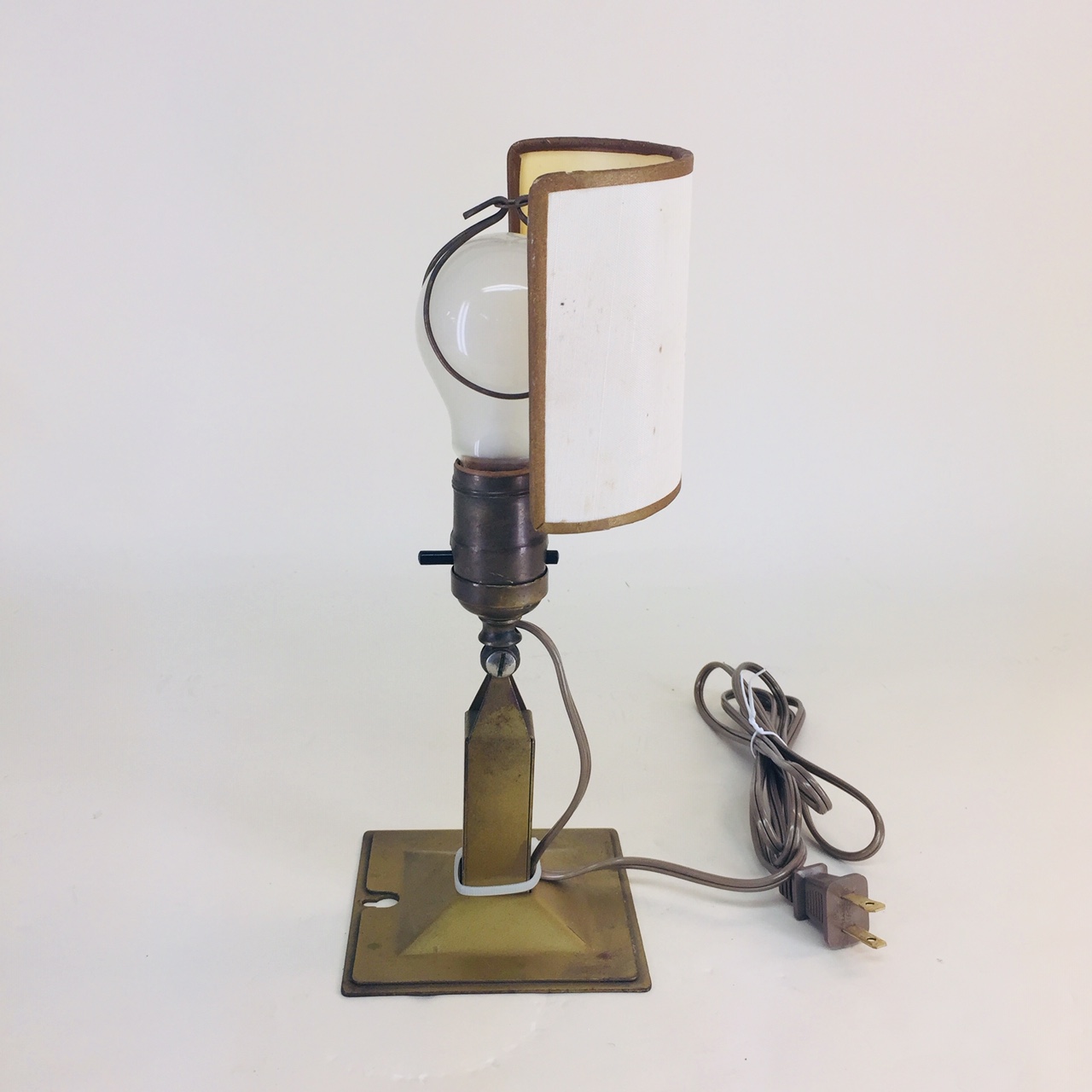 Greist Mfg Co., New Haven brass lamp - Old Lamps & Things, LLC