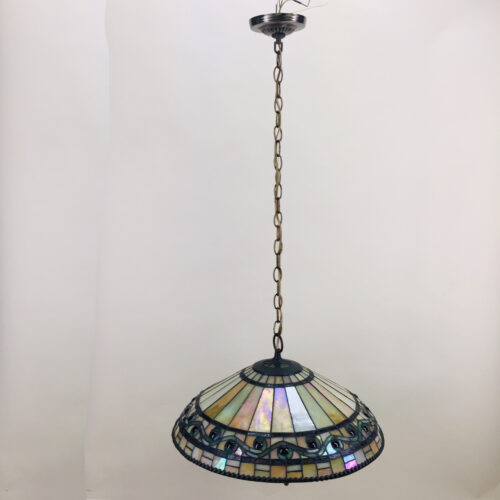 1950s mosaic dome ceiling fixture