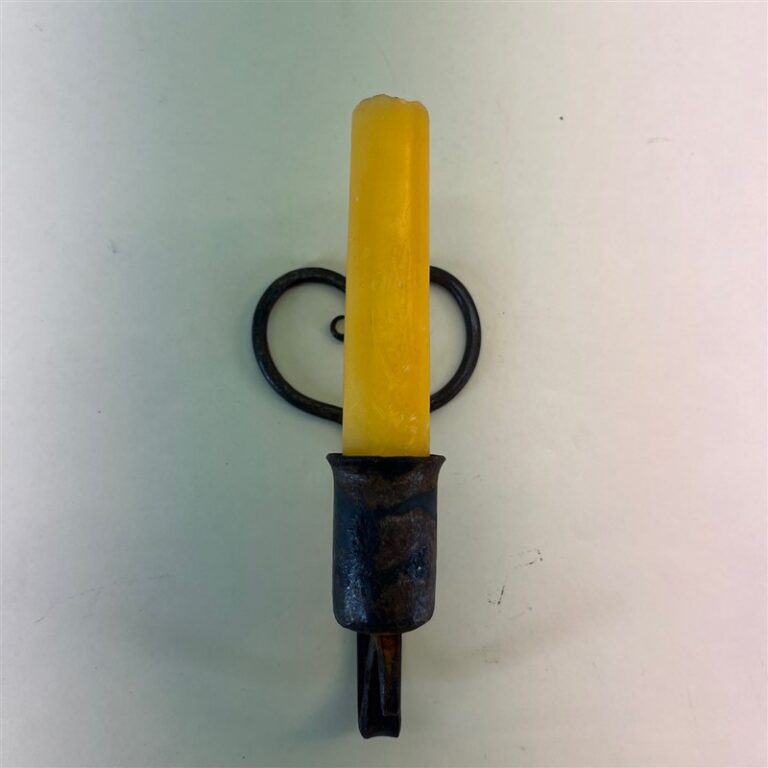 Cast iron candle sconce Old Lamps & Things, LLC