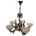 Eastlake five-armed chandelier