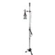 Adjustable bridge arm floor lamp